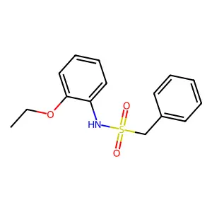N-(2-ethoxyphenyl)-1-phenylmethanesulfonamide structure