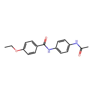 N-[4-(acetylamino)phenyl]-4-ethoxybenzamide structure