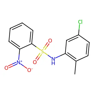 n-(5-Chloro-2-methylphenyl)-2-nitrobenzene-1-sulfonamide structure
