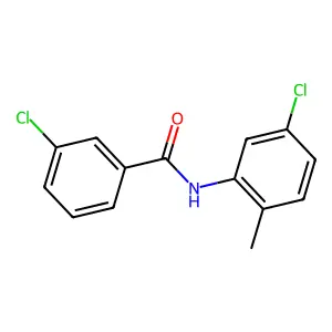 3-chloro-N-(5-chloro-2-methylphenyl)benzamide structure
