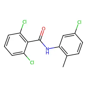 2,6-dichloro-N-(5-chloro-2-methylphenyl)benzamide structure