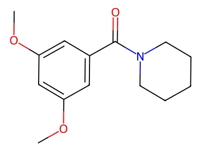 (3,5-Dimethoxyphenyl)(piperidin-1-yl)methanone structure