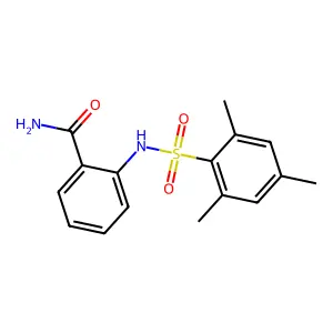 2-{[(2,4,6-Trimethylphenyl)sulfonyl]amino}benzamide structure