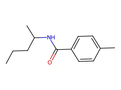 4-methyl-N-(pentan-2-yl)benzamide structure