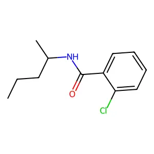 2-chloro-N-(pentan-2-yl)benzamide structure
