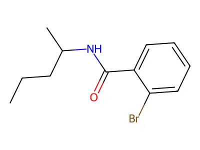 2-bromo-N-(pentan-2-yl)benzamide structure
