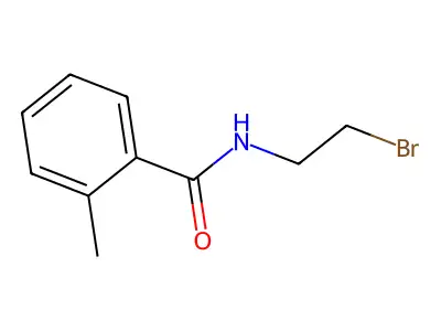 Benzamide, N-(2-bromoethyl)-2-methyl- structure