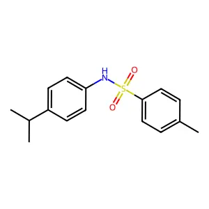 4-methyl-N-(4-propan-2-ylphenyl)benzenesulfonamide structure
