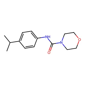 N-[4-异丙基苯基]吗啉-4-甲酰胺 structure