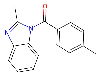 2-methyl-1-(4-methylbenzoyl)-1H-1,3-benzodiazole structure