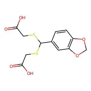 2,2'-(亚甲基二硫代)二乙酸 structure