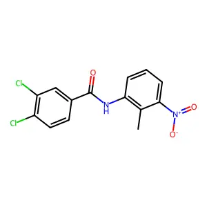 3,4-dichloro-N-(2-methyl-3-nitrophenyl)benzamide structure