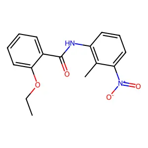 2-ethoxy-N-(2-methyl-3-nitrophenyl)benzamide structure