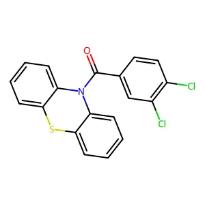 (3,4-dichlorophenyl)(10H-phenothiazin-10-yl)methanone structure