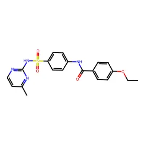 4-ethoxy-N-{4-[(4-methylpyrimidin-2-yl)sulfamoyl]phenyl}benzamide structure