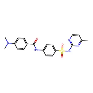 4-(Dimethylamino)-N-{4-[(4-methylpyrimidin-2-YL)sulfamoyl]phenyl}benzamide structure