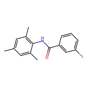 3-iodo-N-(2,4,6-trimethylphenyl)benzamide structure