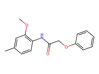 N-(2-methoxy-4-methylphenyl)-2-phenoxyacetamide structure