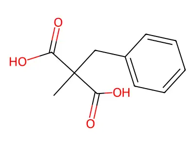 2-Benzyl-2-methylpropanedioic acid structure
