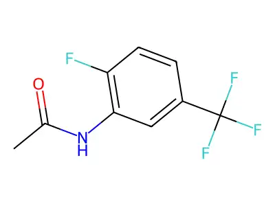 2-Fluoro-5-CF3-acetanilide structure