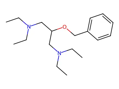 1,3-Propanediamine, N,N,N',N'-tetraethyl-2-(phenylmethoxy)- structure