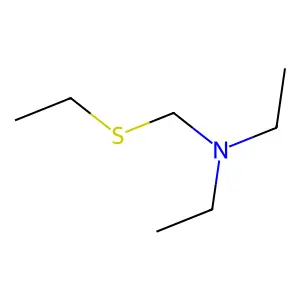 Ethanamine, N-ethyl-N-[(ethylthio)methyl]- structure