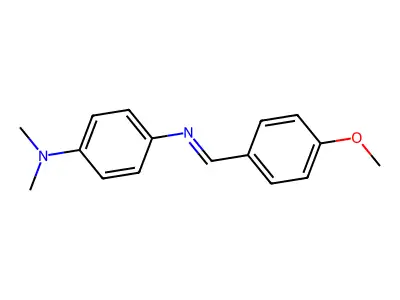 1,4-Benzenediamine, N'-[(4-methoxyphenyl)methylene]-N,N-dimethyl- structure