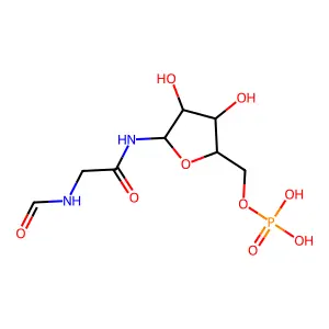 磷酸核糖基-N-甲酰甘氨酰胺 structure