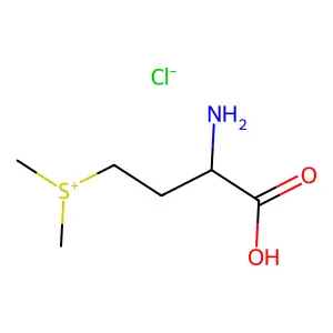 DL-蛋氨酸甲基锍氯化物 structure