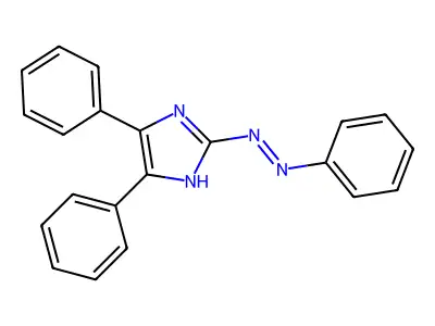 1H-Imidazole, 4,5-diphenyl-2-(phenylazo)- structure