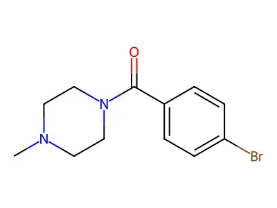 (2-Bromophenyl)(4-methylpiperazin-1-yl)methanone structure