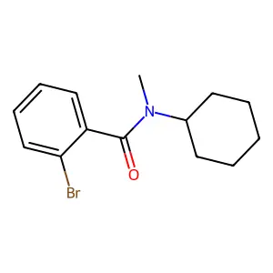 2-Bromo-N-cyclohexyl-N-methylbenzamide structure