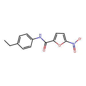 N-(4-ethylphenyl)-5-nitrofuran-2-carboxamide structure