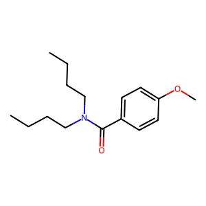 Benzamide, N,N-dibutyl-4-methoxy- structure