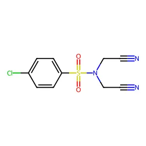 4-Chloro-N,N-bis(cyanomethyl)benzenesulfonamide structure