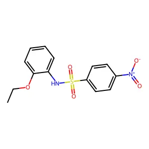 N-(2-ethoxyphenyl)-4-nitrobenzenesulfonamide structure
