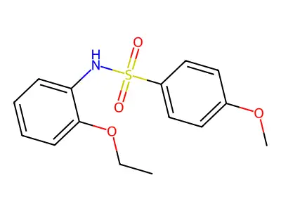 N-(2-ethoxyphenyl)-4-methoxybenzenesulfonamide structure