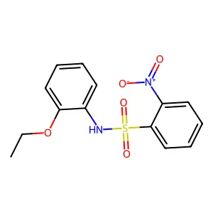 N-(2-ethoxyphenyl)-2-nitrobenzenesulfonamide structure