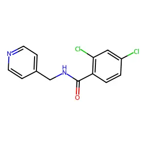 2,4-dichloro-N-(4-pyridinylmethyl)benzamide structure
