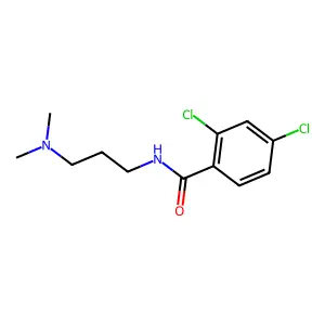 2,4-dichloro-N-[3-(dimethylamino)propyl]benzamide structure