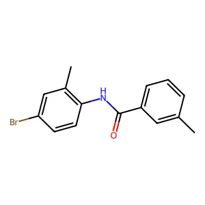 N-(4-bromo-2-methylphenyl)-3-methylbenzamide structure