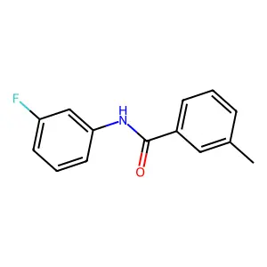 N-(3-fluorophenyl)-3-methylbenzamide structure