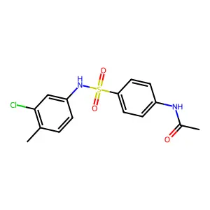 4'-(3-Chloro-4-methylphenylsulfamoyl)acetanilide structure