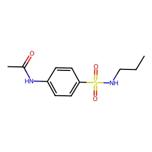 N-[4-(propylsulfamoyl)phenyl]acetamide structure