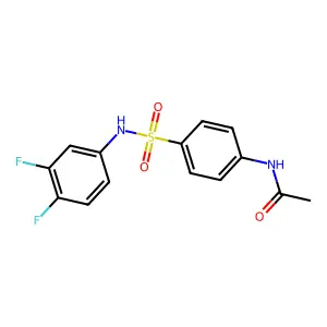 N-{4-[(3,4-difluorophenyl)sulfamoyl]phenyl}acetamide structure