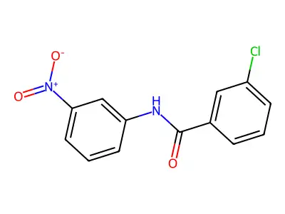 3-chloro-N-(3-nitrophenyl)benzamide structure