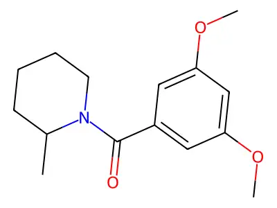 3,5-Dimethoxyphenyl 2-methylpiperidyl ketone structure
