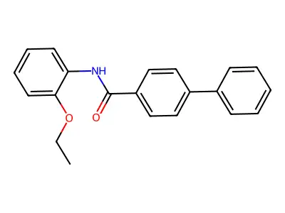 N-(2-ethoxyphenyl)[1,1'-biphenyl]-4-carboxamide structure