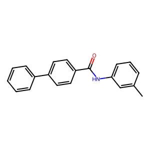 N-(3-methylphenyl)biphenyl-4-carboxamide structure