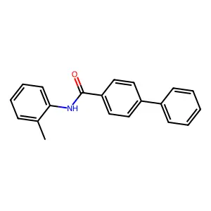 N-(2-methylphenyl)biphenyl-4-carboxamide structure